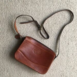OROTON/“WHISKEY”LEATHER CROSSBODY BAG/NEW
